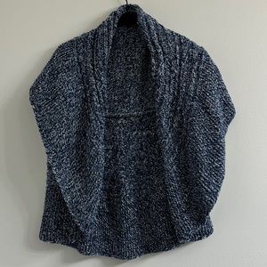 Express Blue Short Sleeve Sweater